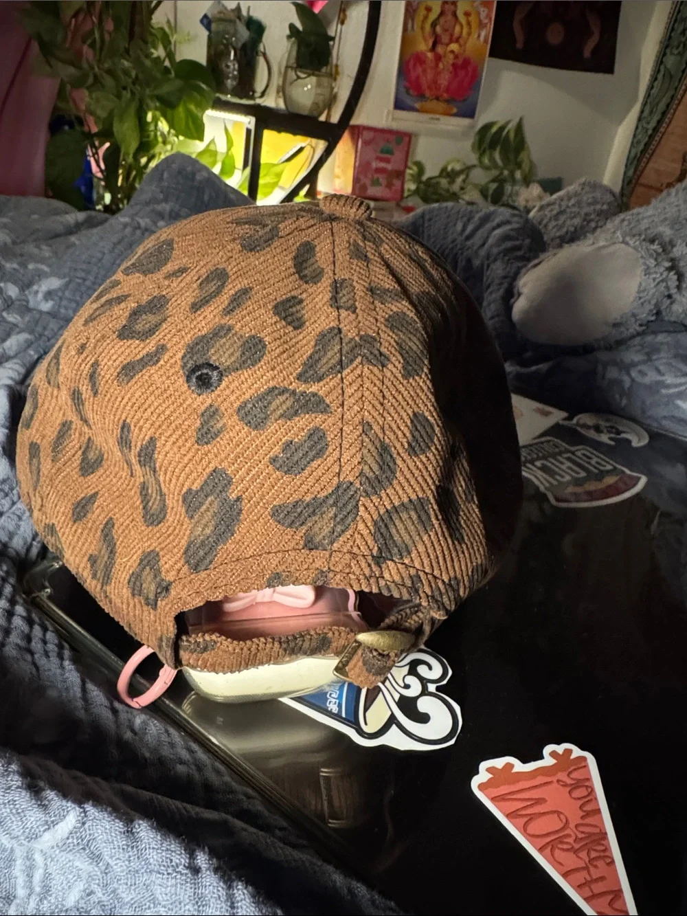 New Era Leopard Print NY Yankees Cap - Brown/Black